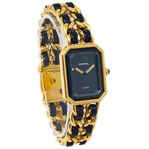 Chanel Premiere Quartz Watch Gold #L M.N.12777 76863